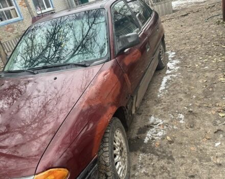 Красный Опель Астра, объемом двигателя 1.6 л и пробегом 492 тыс. км за 600 $, фото 6 на Automoto.ua