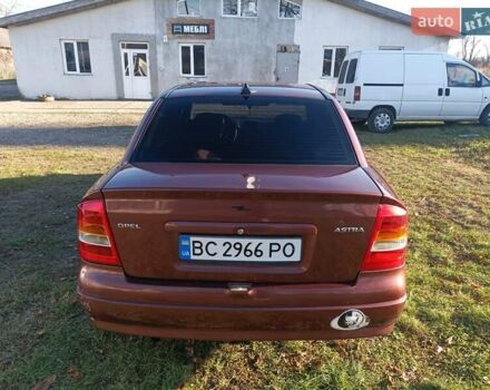 Красный Опель Астра, объемом двигателя 1.6 л и пробегом 260 тыс. км за 3550 $, фото 19 на Automoto.ua