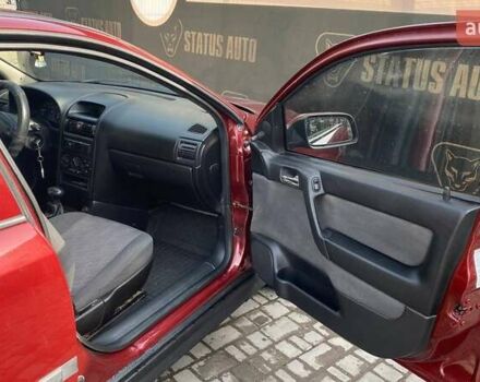 Красный Опель Астра, объемом двигателя 1.6 л и пробегом 218 тыс. км за 3900 $, фото 24 на Automoto.ua