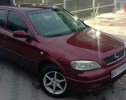 Красный Опель Астра, объемом двигателя 1.6 л и пробегом 313 тыс. км за 3550 $, фото 2 на Automoto.ua