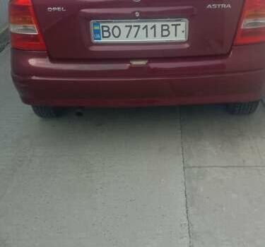 Красный Опель Астра, объемом двигателя 1.6 л и пробегом 313 тыс. км за 3550 $, фото 17 на Automoto.ua