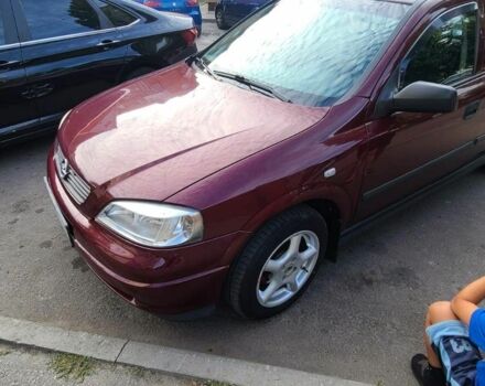 Красный Опель Астра, объемом двигателя 1.4 л и пробегом 226 тыс. км за 4500 $, фото 10 на Automoto.ua