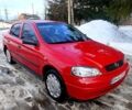 Красный Опель Астра, объемом двигателя 1.4 л и пробегом 199 тыс. км за 1520 $, фото 1 на Automoto.ua