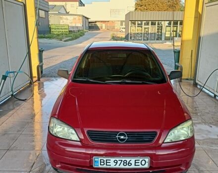Красный Опель Астра, объемом двигателя 1.6 л и пробегом 190 тыс. км за 3700 $, фото 6 на Automoto.ua
