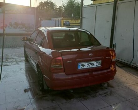Красный Опель Астра, объемом двигателя 1.6 л и пробегом 190 тыс. км за 3700 $, фото 2 на Automoto.ua