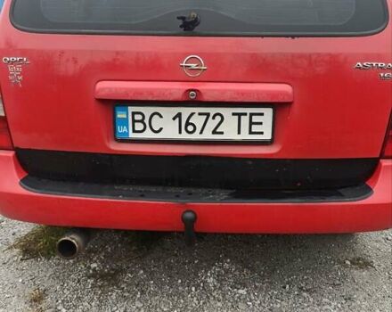 Червоний Опель Астра, об'ємом двигуна 1.6 л та пробігом 270 тис. км за 2800 $, фото 4 на Automoto.ua