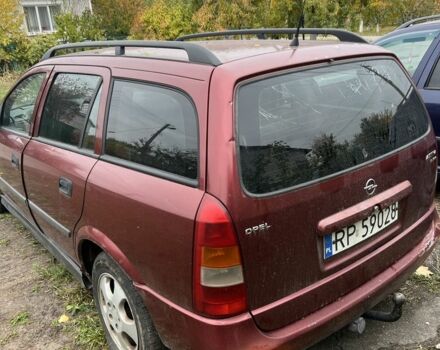 Красный Опель Астра, объемом двигателя 2 л и пробегом 200 тыс. км за 650 $, фото 3 на Automoto.ua