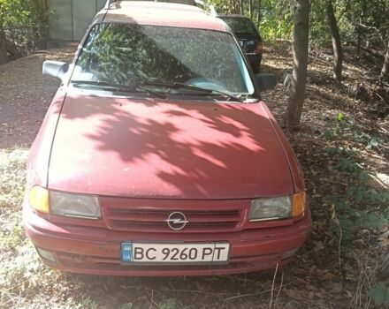 Червоний Опель Астра, об'ємом двигуна 1.6 л та пробігом 270 тис. км за 1149 $, фото 1 на Automoto.ua