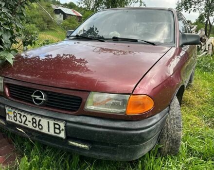 Червоний Опель Астра, об'ємом двигуна 1.6 л та пробігом 380 тис. км за 1400 $, фото 1 на Automoto.ua