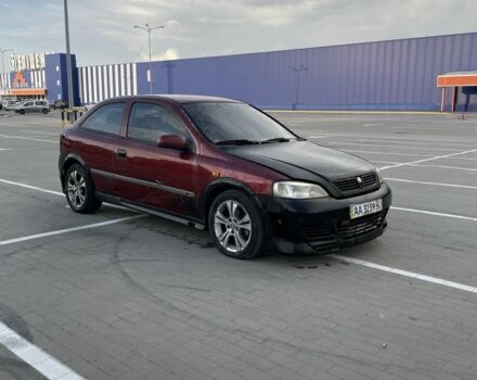 Красный Опель Астра, объемом двигателя 1.8 л и пробегом 111 тыс. км за 2300 $, фото 1 на Automoto.ua