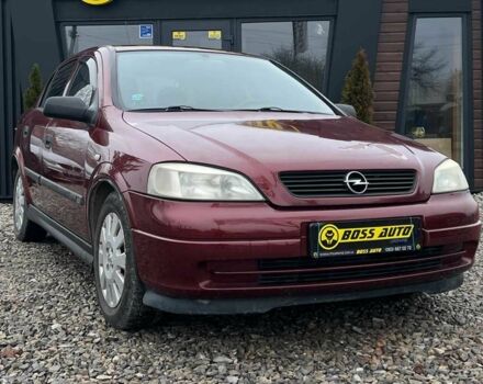 Красный Опель Астра, объемом двигателя 1.6 л и пробегом 294 тыс. км за 3699 $, фото 1 на Automoto.ua