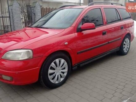 Красный Опель Астра, объемом двигателя 2 л и пробегом 348 тыс. км за 2300 $, фото 1 на Automoto.ua