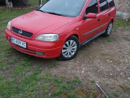 Червоний Опель Астра, об'ємом двигуна 2 л та пробігом 346 тис. км за 2650 $, фото 1 на Automoto.ua