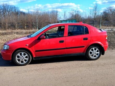 Опель Астра 2003 у Харкові на Automoto.ua Червоний Опель Астра, об'ємом двигуна 1.4 л та пробігом 238 тис. км за 2999 $, фото 1 на Automoto.ua