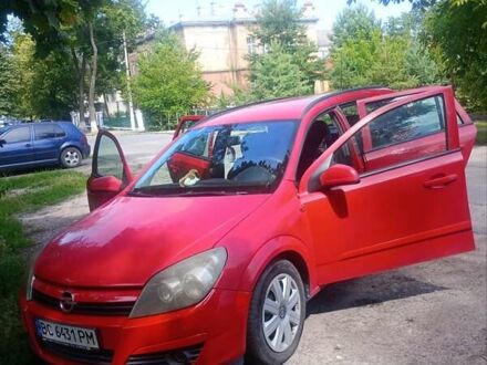 Опель Астра 2004 в Жовкве на Automoto.ua Красный Опель Астра, объемом двигателя 1.6 л и пробегом 220 тыс. км за 4300 $, фото 1 на Automoto.ua