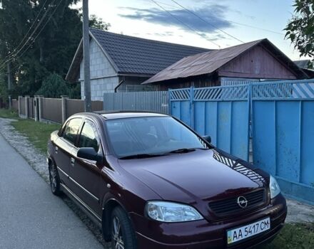 Красный Опель Астра, объемом двигателя 1.6 л и пробегом 160 тыс. км за 4300 $, фото 1 на Automoto.ua