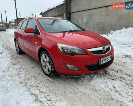 Красный Опель Астра, объемом двигателя 1.4 л и пробегом 225 тыс. км за 6400 $, фото 1 на Automoto.ua
