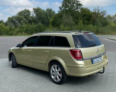 Желтый Опель Астра, объемом двигателя 1.8 л и пробегом 272 тыс. км за 4800 $, фото 5 на Automoto.ua