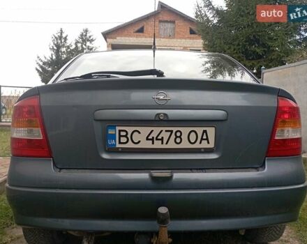 Серый Опель Астра, объемом двигателя 1.6 л и пробегом 193 тыс. км за 3400 $, фото 7 на Automoto.ua