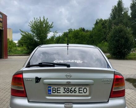 Серый Опель Астра, объемом двигателя 1.4 л и пробегом 195 тыс. км за 3100 $, фото 3 на Automoto.ua