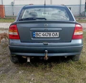 Серый Опель Астра, объемом двигателя 1.6 л и пробегом 193 тыс. км за 3400 $, фото 15 на Automoto.ua