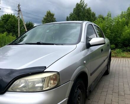 Серый Опель Астра, объемом двигателя 1.4 л и пробегом 195 тыс. км за 3100 $, фото 1 на Automoto.ua