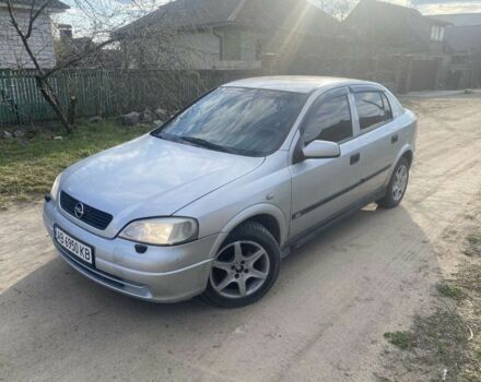 Серый Опель Астра, объемом двигателя 1.4 л и пробегом 15 тыс. км за 2200 $, фото 1 на Automoto.ua