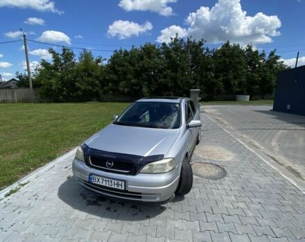Серый Опель Астра, объемом двигателя 1.7 л и пробегом 230 тыс. км за 2700 $, фото 2 на Automoto.ua