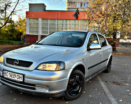 Серый Опель Астра, объемом двигателя 1.6 л и пробегом 110 тыс. км за 2800 $, фото 1 на Automoto.ua