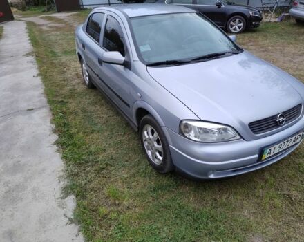 Серый Опель Астра, объемом двигателя 1.4 л и пробегом 234 тыс. км за 3500 $, фото 4 на Automoto.ua