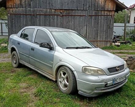 Серый Опель Астра, объемом двигателя 1.6 л и пробегом 230 тыс. км за 1700 $, фото 4 на Automoto.ua