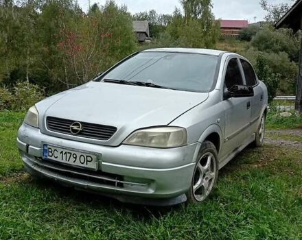 Серый Опель Астра, объемом двигателя 1.6 л и пробегом 230 тыс. км за 1700 $, фото 1 на Automoto.ua