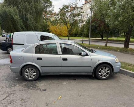 Серый Опель Астра, объемом двигателя 1.6 л и пробегом 160 тыс. км за 4500 $, фото 2 на Automoto.ua