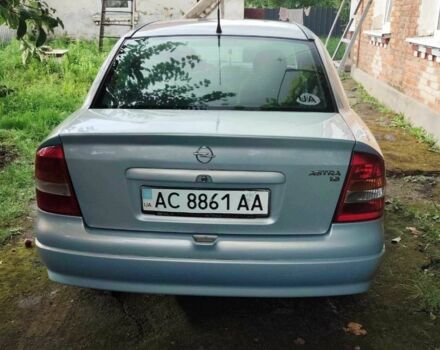 Серый Опель Астра, объемом двигателя 1.6 л и пробегом 160 тыс. км за 4500 $, фото 1 на Automoto.ua