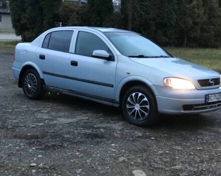 Серый Опель Астра, объемом двигателя 1.6 л и пробегом 320 тыс. км за 2200 $, фото 1 на Automoto.ua