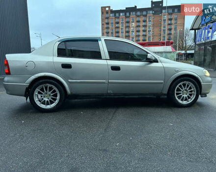 Серый Опель Астра, объемом двигателя 1.4 л и пробегом 269 тыс. км за 2200 $, фото 7 на Automoto.ua