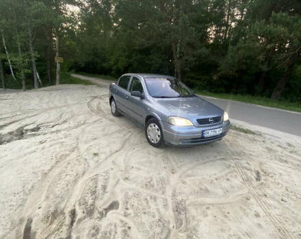 Серый Опель Астра, объемом двигателя 1.4 л и пробегом 200 тыс. км за 3700 $, фото 6 на Automoto.ua