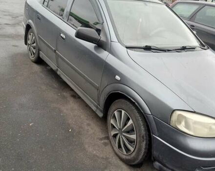 Серый Опель Астра, объемом двигателя 1.4 л и пробегом 201 тыс. км за 3100 $, фото 4 на Automoto.ua