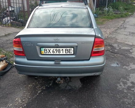 Серый Опель Астра, объемом двигателя 1.4 л и пробегом 290 тыс. км за 2600 $, фото 2 на Automoto.ua