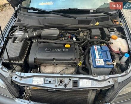 Серый Опель Астра, объемом двигателя 1.6 л и пробегом 173 тыс. км за 4000 $, фото 6 на Automoto.ua