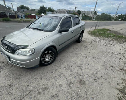 Серый Опель Астра, объемом двигателя 1.6 л и пробегом 176 тыс. км за 4750 $, фото 2 на Automoto.ua