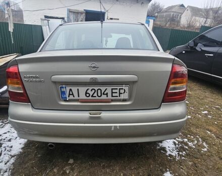 Серый Опель Астра, объемом двигателя 1.6 л и пробегом 60 тыс. км за 3300 $, фото 1 на Automoto.ua