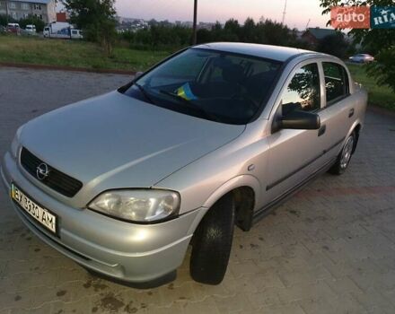 Серый Опель Астра, объемом двигателя 1.4 л и пробегом 240 тыс. км за 4200 $, фото 7 на Automoto.ua