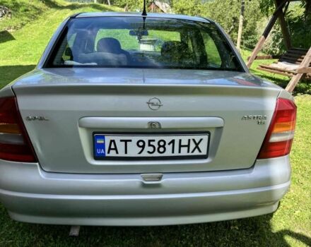 Серый Опель Астра, объемом двигателя 1.6 л и пробегом 170 тыс. км за 3100 $, фото 1 на Automoto.ua