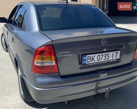 Серый Опель Астра, объемом двигателя 1.6 л и пробегом 160 тыс. км за 4600 $, фото 2 на Automoto.ua