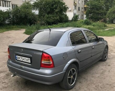Серый Опель Астра, объемом двигателя 1.4 л и пробегом 230 тыс. км за 2600 $, фото 5 на Automoto.ua