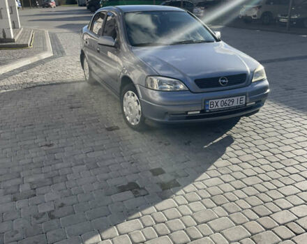 Серый Опель Астра, объемом двигателя 1.4 л и пробегом 293 тыс. км за 3600 $, фото 1 на Automoto.ua