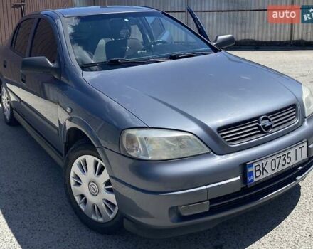 Серый Опель Астра, объемом двигателя 1.6 л и пробегом 160 тыс. км за 4600 $, фото 1 на Automoto.ua