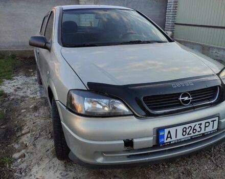 Серый Опель Астра, объемом двигателя 1.4 л и пробегом 400 тыс. км за 2600 $, фото 1 на Automoto.ua