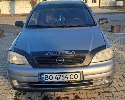 Серый Опель Астра, объемом двигателя 1.4 л и пробегом 173 тыс. км за 2900 $, фото 4 на Automoto.ua